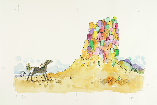 ȣ   (Rosies Magic Horse by Russell Hoban, 2012)© illustrations Quentin Blake 2017.JPG